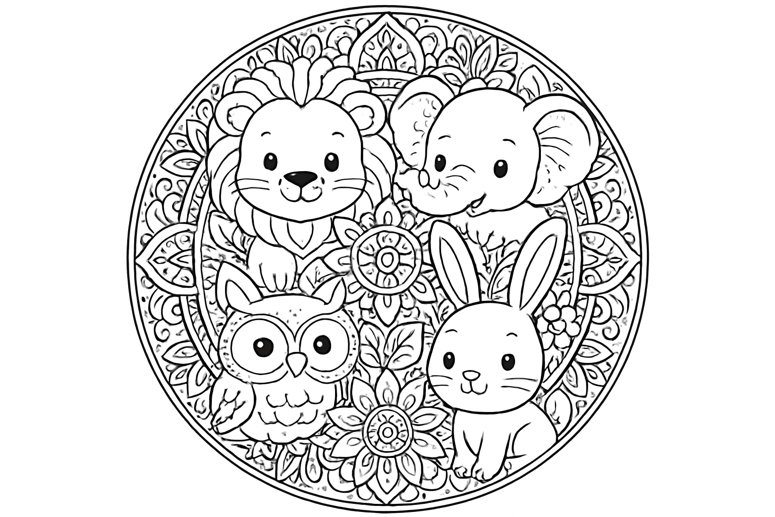 Dieren mandala's