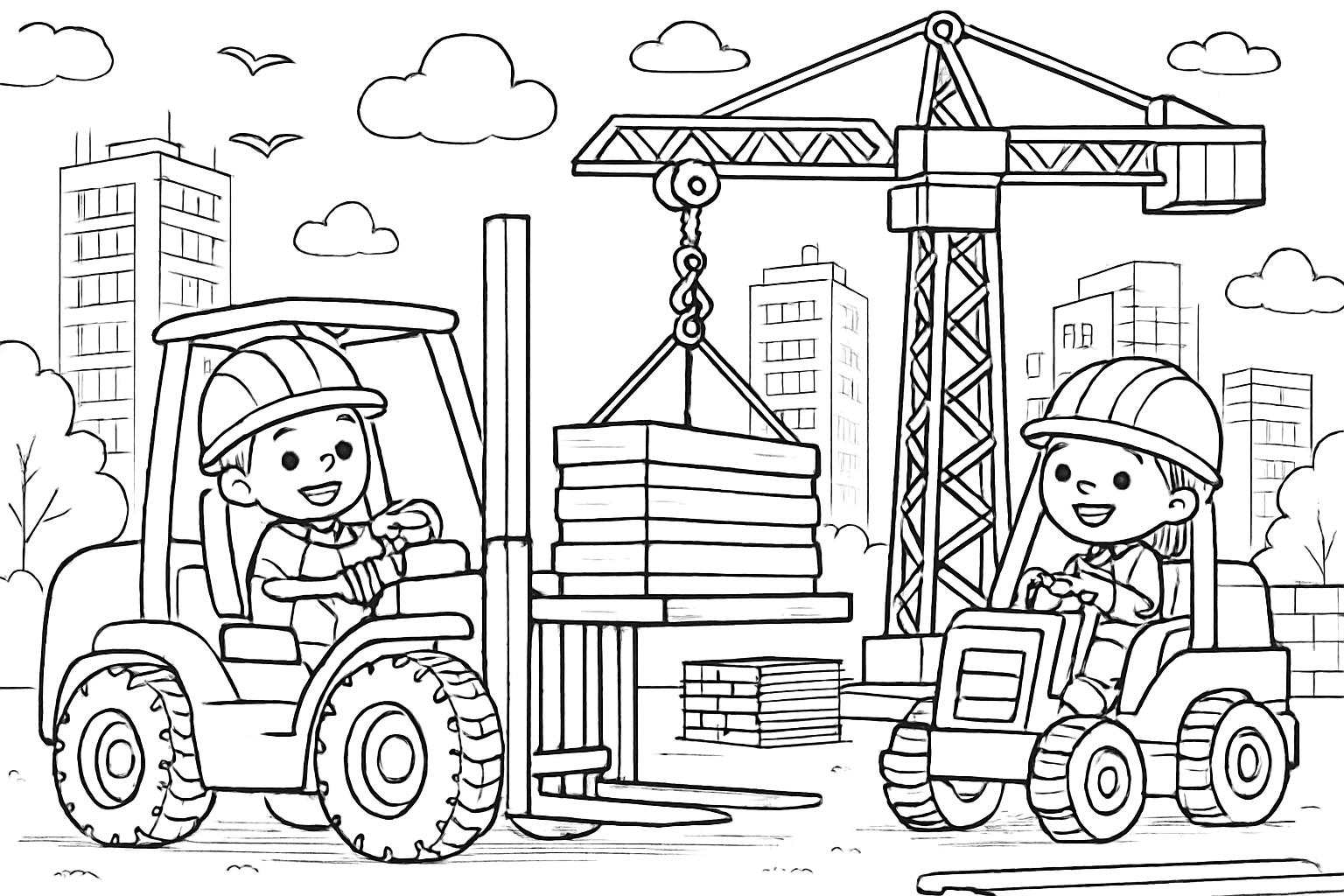 Heftruck & hijskraan