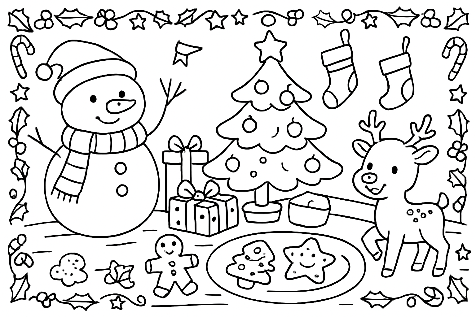 Kerst placemat