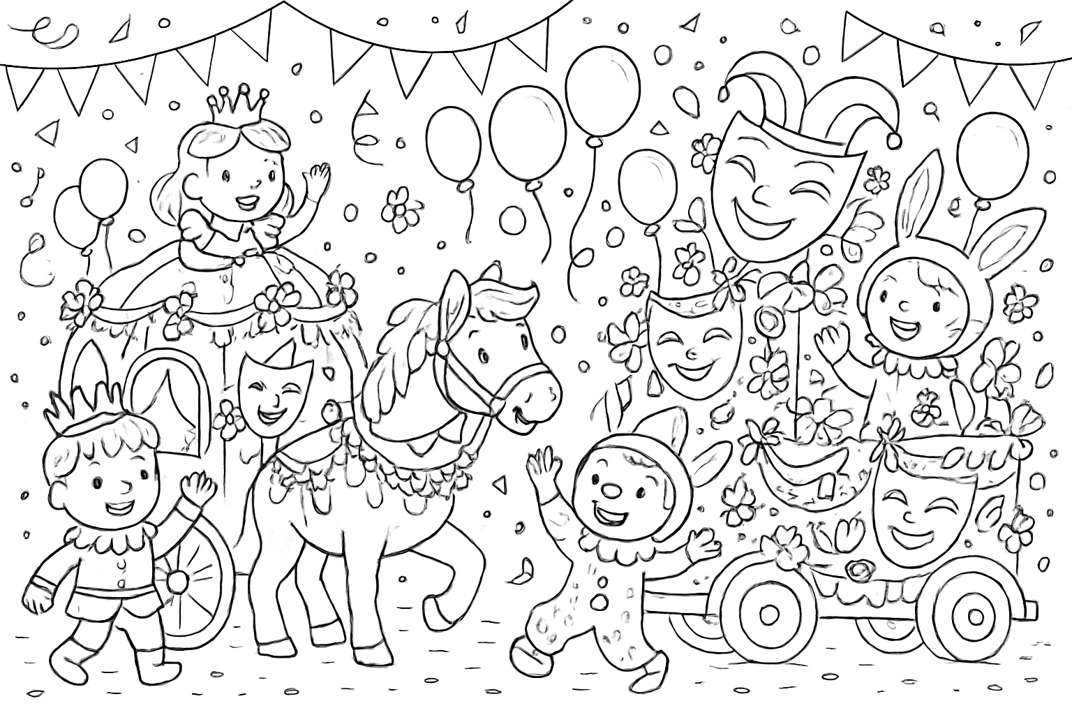 Koets & carnavalswagen