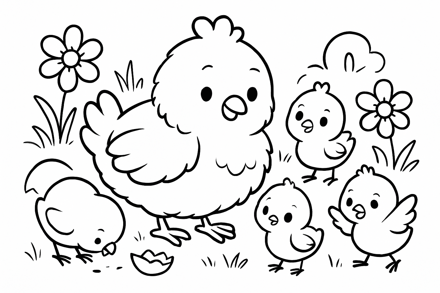 Kuiken en kuikentjes