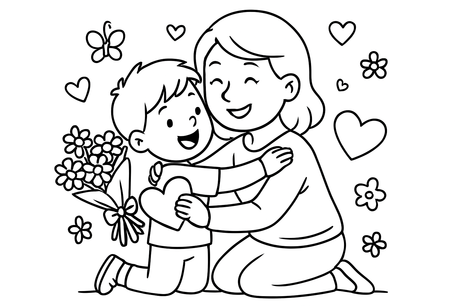 Moederdag met gedicht