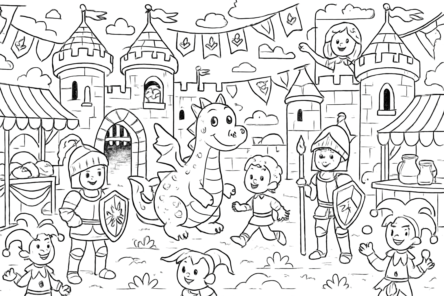 Middeleeuwse taferelen