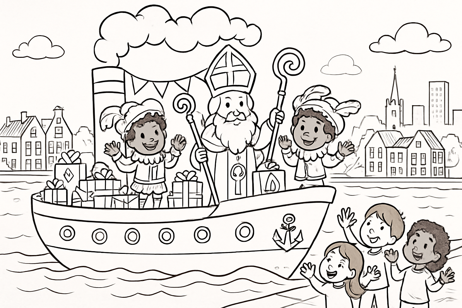 Stoomboot sinterklaas