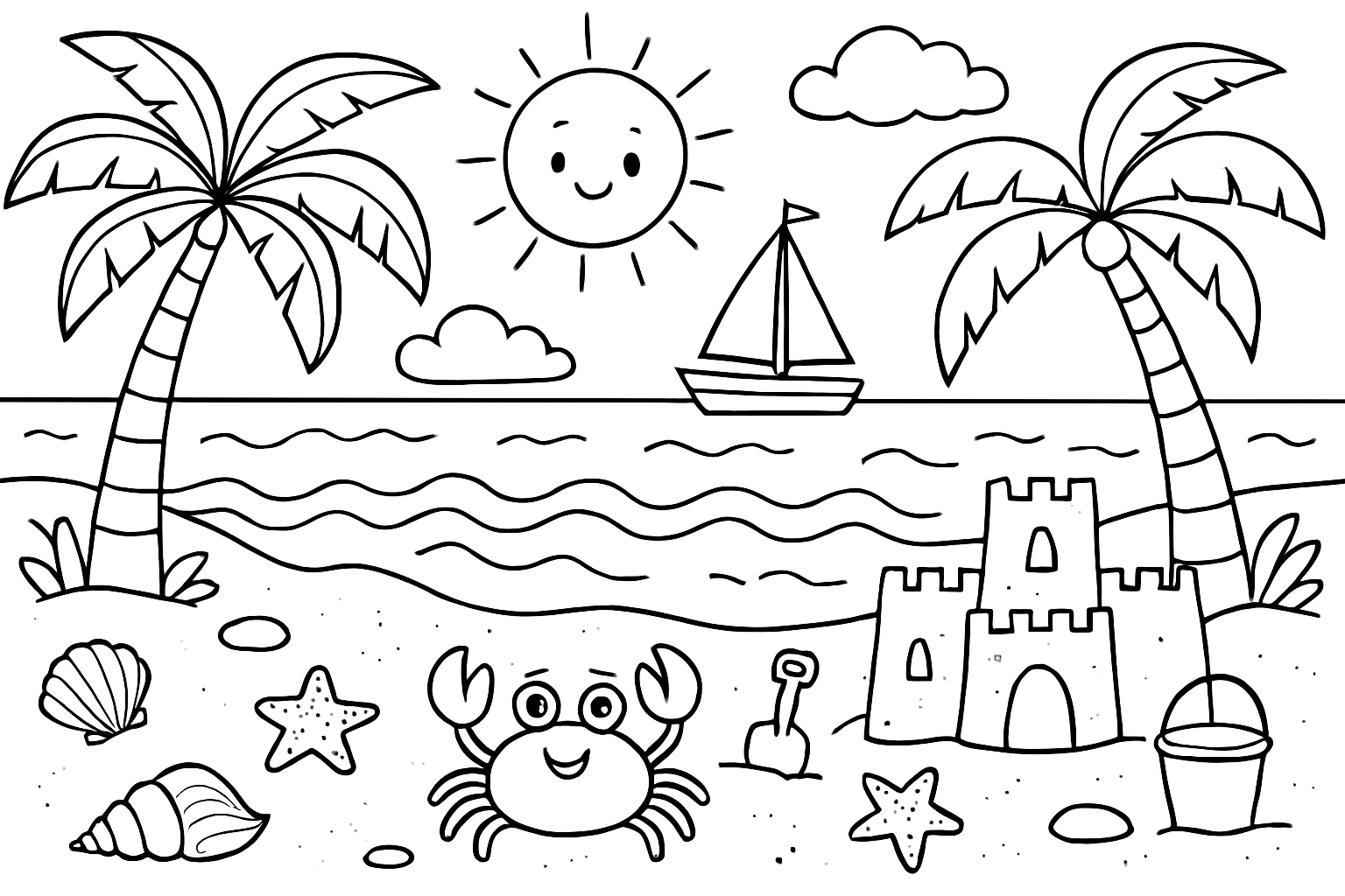 Strand en zee landschappen