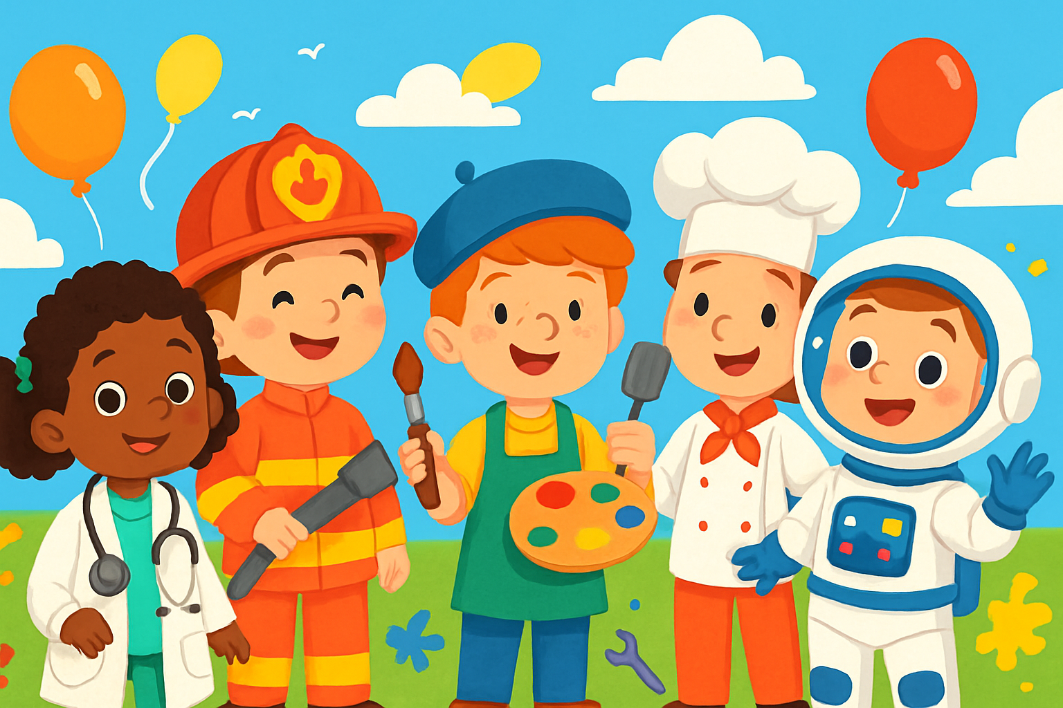 Beroepen kleurplaten