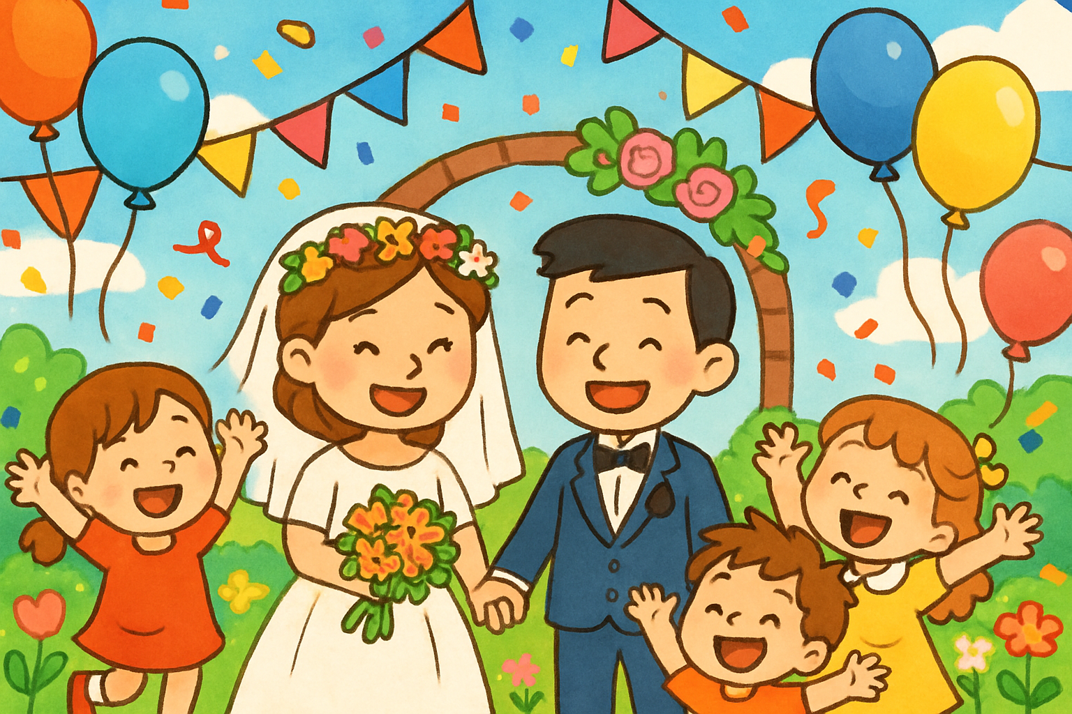 Kleurplaten huwelijk