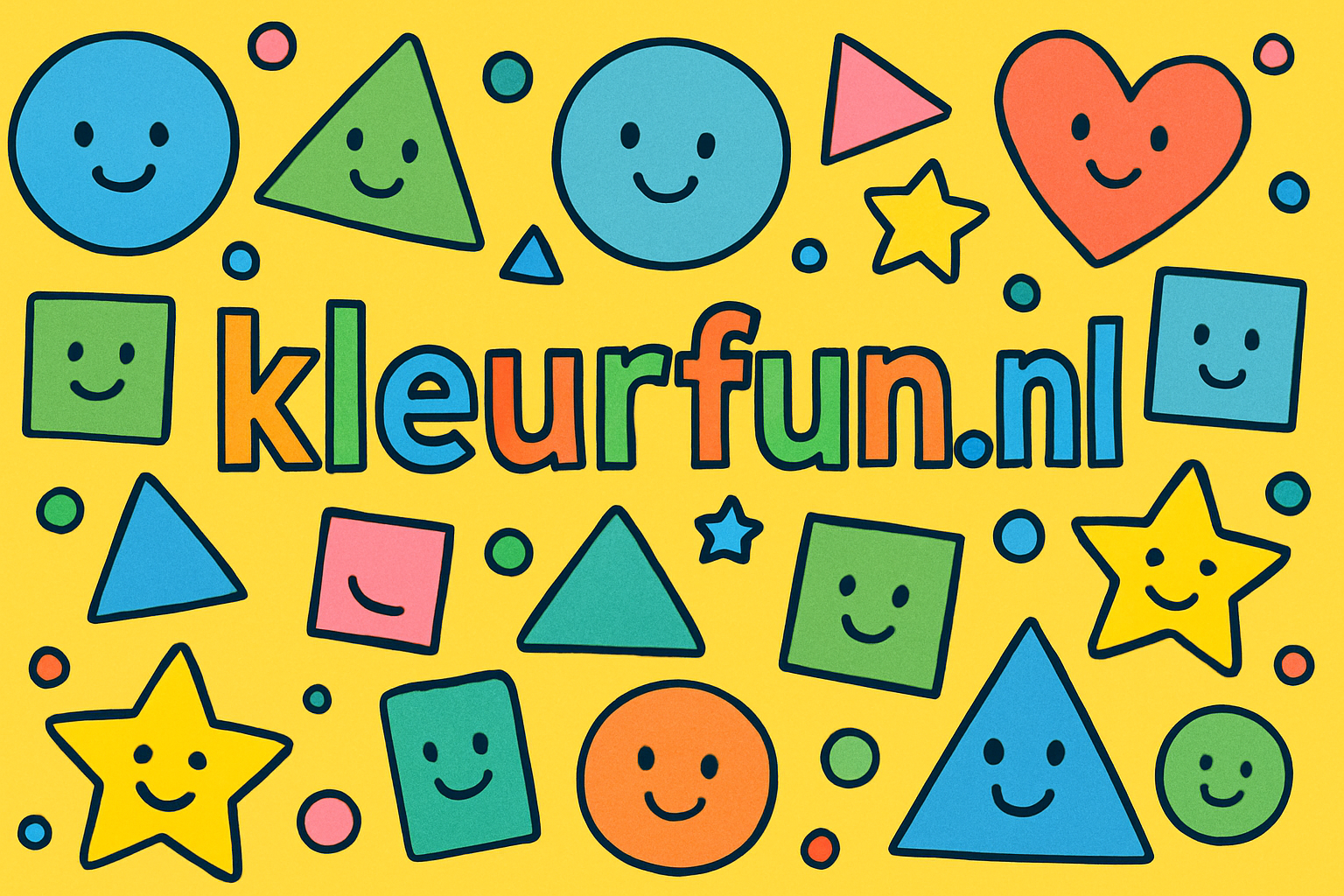 Vormen en figuren kleurplaten