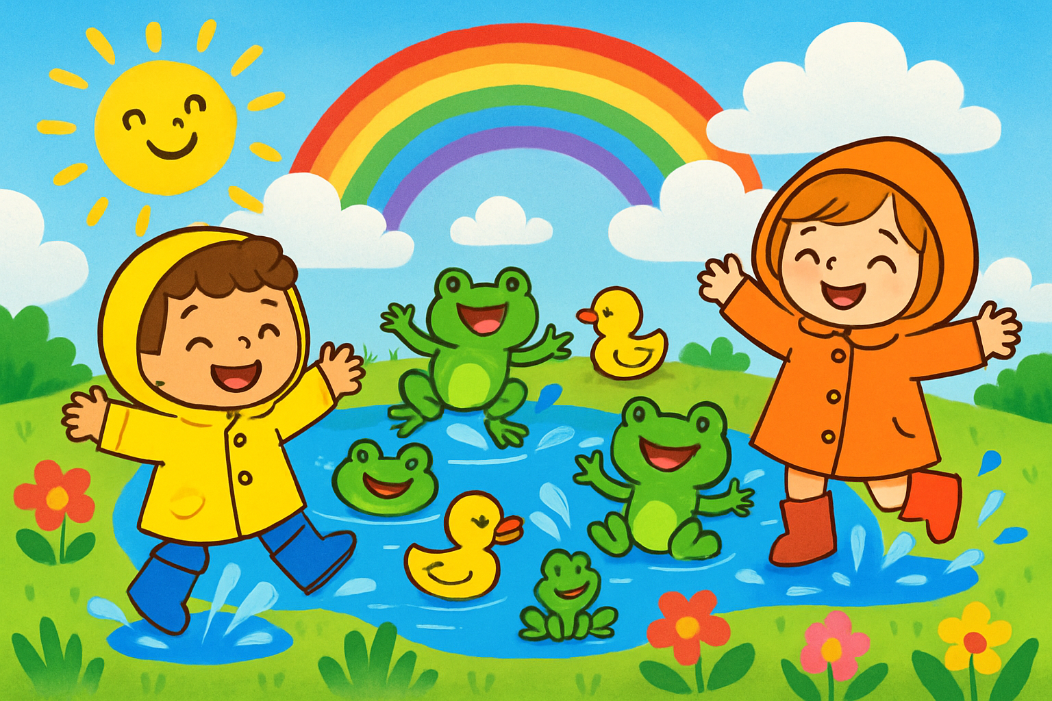 Kleurplaten met water