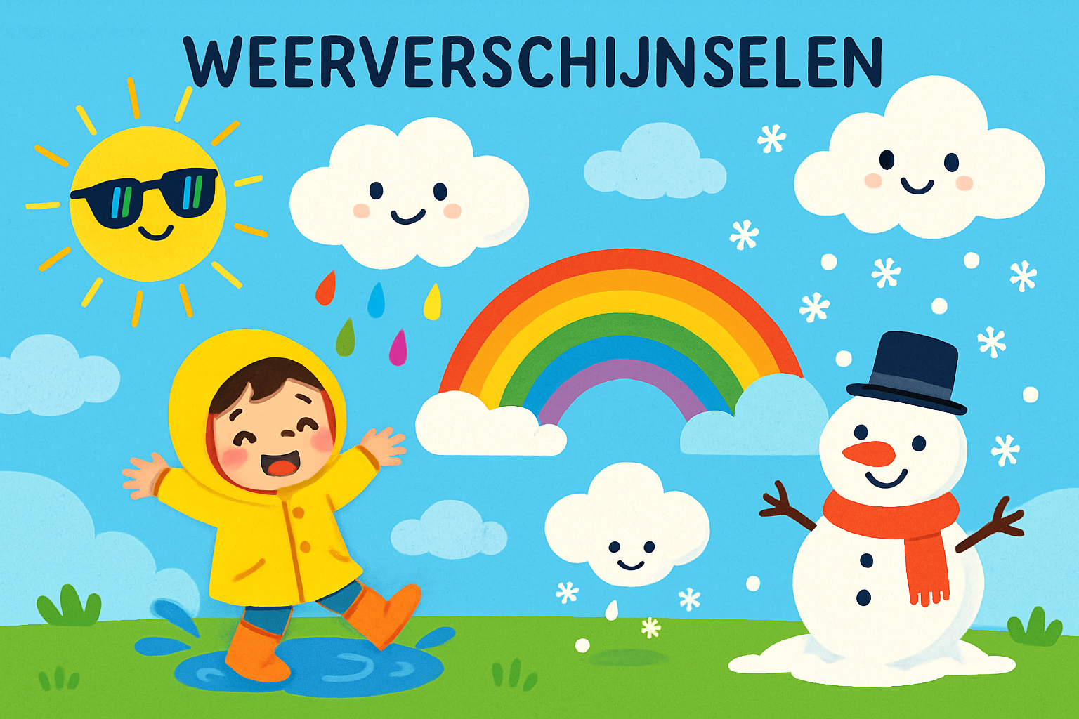 Weerverschijnselen kleurplaten